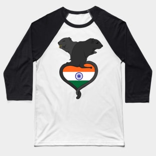 Gerbil India (dark) Baseball T-Shirt